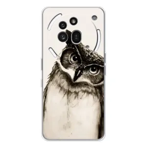 Чехол с принтом «Сова» для Nothing Phone (3a) Pro
