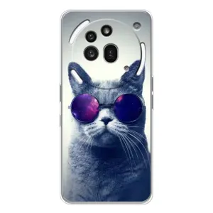 Чохол з принтом для Nothing Phone (3a) Pro (AlphaPrint) Модні коти (Стильний кіт)