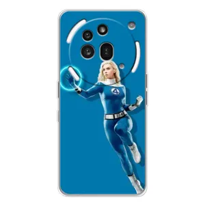 Чехол с принтом Фантастическая четверка для Nothing Phone (3a) Pro (Сью Сторм полет)