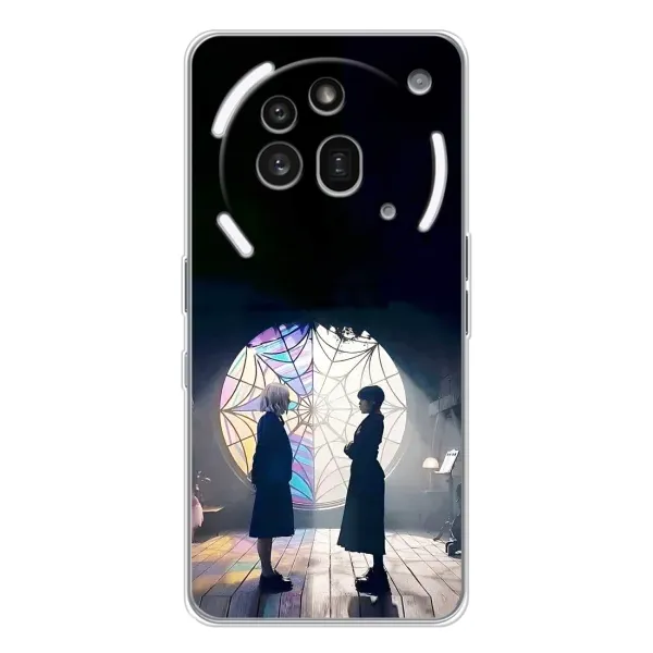 Чехол с принтом «Уэнздей и Инид» для Nothing Phone (3a) Pro Чехол с принтом «Уэнздей и Инид» для Nothing Phone (3a) Pro