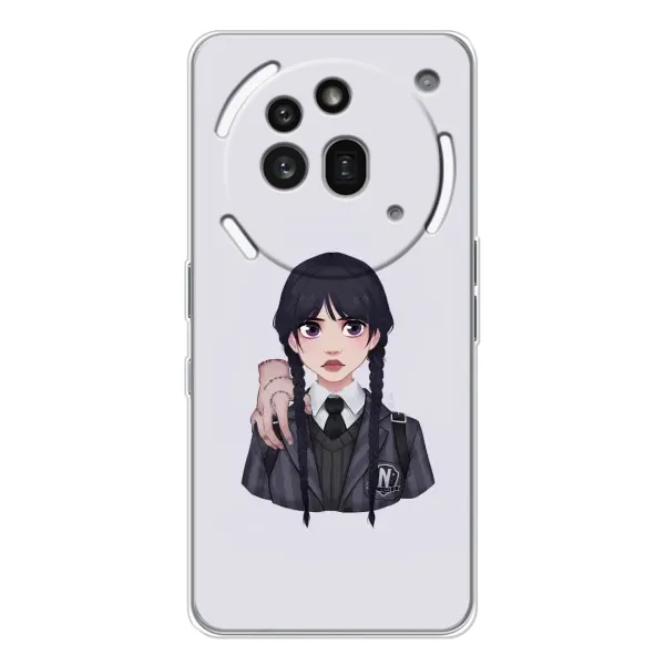 Чехол с принтом «Уэнздей и Вещь» для Nothing Phone (3a) Pro Чехол с принтом «Уэнздей и Вещь» для Nothing Phone (3a) Pro