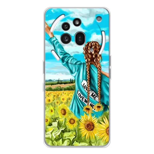 Чехол с принтом «Украиночка» для Nothing Phone (3a) Pro Чехол с принтом «Украиночка» для Nothing Phone (3a) Pro