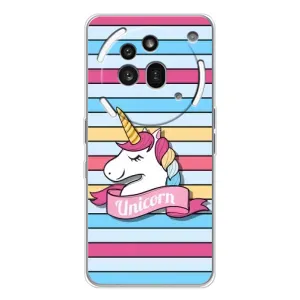 Чехол для Натинг Фон (3а) Про - (Единорожки - Новинки) (AlphaPrint) (Unicorn)