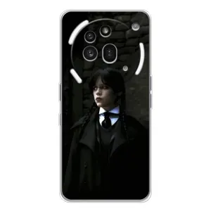 Чехол с дизайном Венздей 2 на Nothing Phone (3a) Pro (Темный стиль Уэнздей)