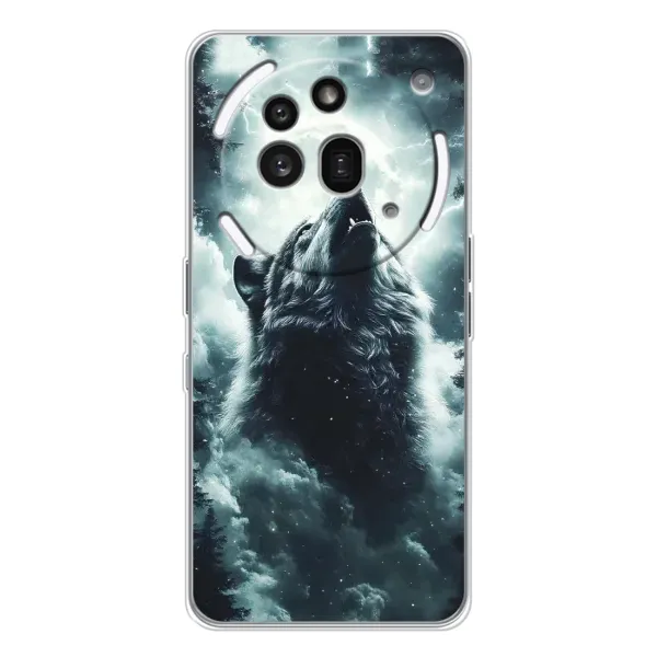 Чехол с принтом «Волк в облаках» для Nothing Phone (3a) Pro Чехол с принтом «Волк в облаках» для Nothing Phone (3a) Pro