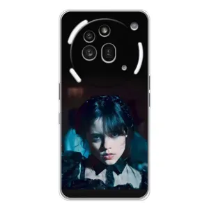 Чехлы Венсдей на Nothing Phone (3a) Pro Уэнсдей (AlphaPrint) (взгляд Уэнздей)
