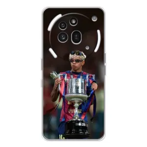Чехол с футболистом Ламин Ямаль Nothing Phone (3a) Pro (Ямаль с кубком)