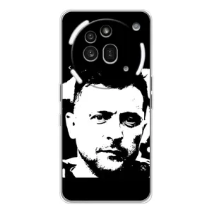 Чехол для Nothing Phone (3a) Pro (AlphaPrint - с принтом Зеленского)