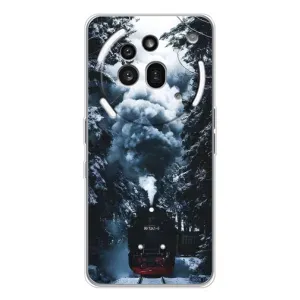 Новогодние, Праздничные Чехлы для Nothing Phone (3a) Pro - 2024 год (Зимний поезд)