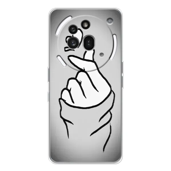 Чехол с принтом «Значок Love» для Nothing Phone (3a) Pro