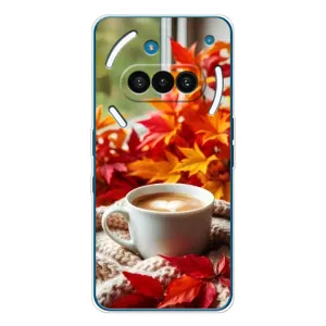 Чехол с уникальным дизайном «Осень с кофе» для Nothing Phone (3a)