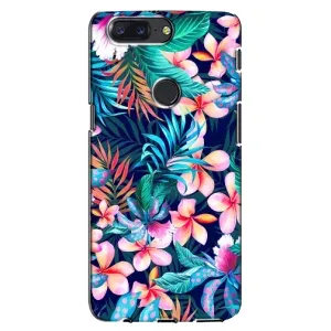 Чехол с принтом «Красочные цветы» для OnePlus 5T