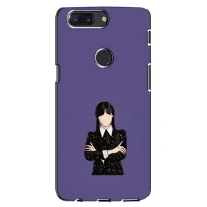 Чохли Венсдей на One Plus 5T Уенсдей (AlphaPrint) (Венздей у чорному)