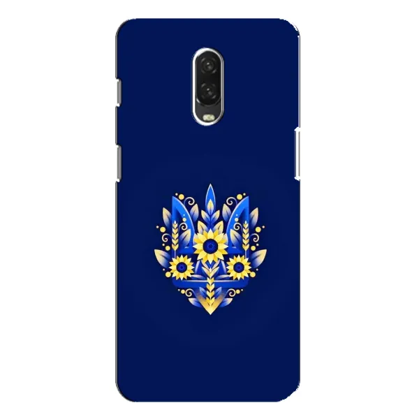 Чохол з принтом «Квітковий Герб» для OnePlus 6T