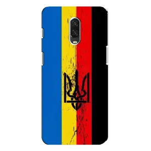 Украинские Чехлы для One Plus 6T с картинкой УПА (AlphaPrint) (Прапор УПА)