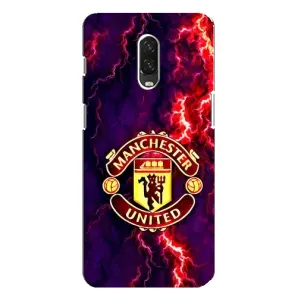 Чохол Манчестер Юнайтед для OnePlus 6T (AlphaPrint) (вогняний Манчестер)