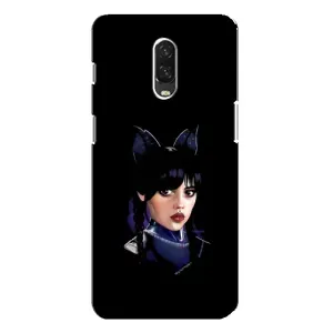 Чохли Венсдей на One Plus 6T Уенсдей (AlphaPrint) (серйозна Венздей)