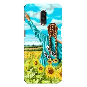 Чохол для Патріота України One Plus 6T - (AlphaPrint) (Україночка)