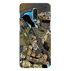 Чехлы с картинкой ЗСУ для One Plus 6T (AlphaPrint) (Воїн ЗСУ)