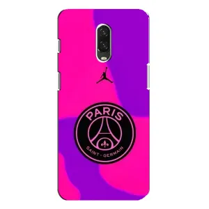 Чохли PSG для One Plus 6T (AlphaPrint) (яскравий ПСЖ)