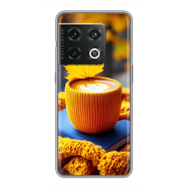 Чехол с принтом «Кофе на желтом пледе» для OnePlus 10 Pro