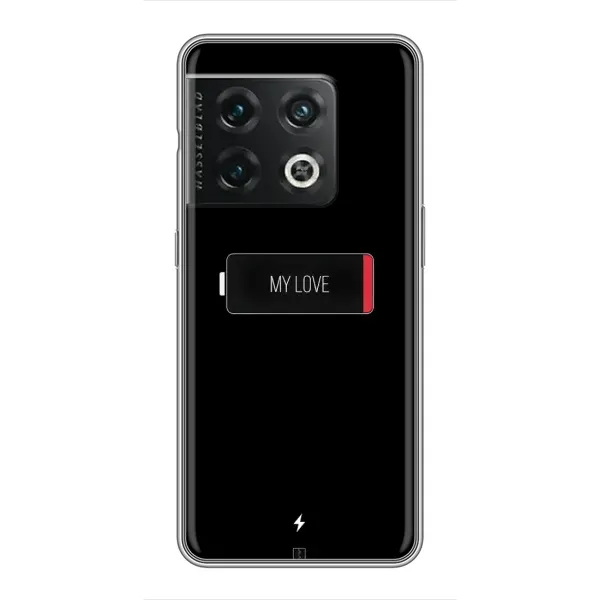 Чохол з принтом «Love battery» для OnePlus 10 Pro Чохол з принтом «Love battery» для OnePlus 10 Pro