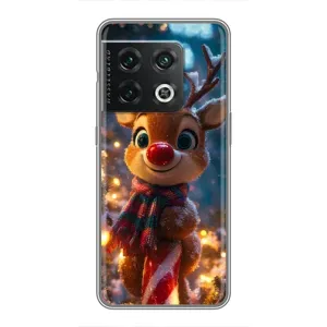 Чехол с принтом «Олень с шарфом» для OnePlus 10 Pro