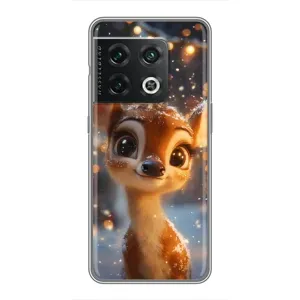 Чехол с принтом «Олененок среди гирлянд» для OnePlus 10 Pro