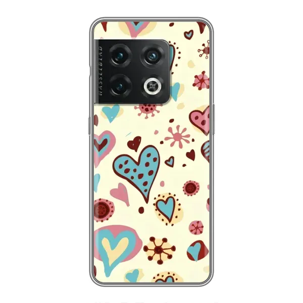 Чохол з принтом «Сердечки» для OnePlus 10 Pro Чохол з принтом «Сердечки» для OnePlus 10 Pro
