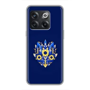 Чехлы для OnePlus 10T  Укр. Символика (AlphaPrint) (Цветочный Герб)