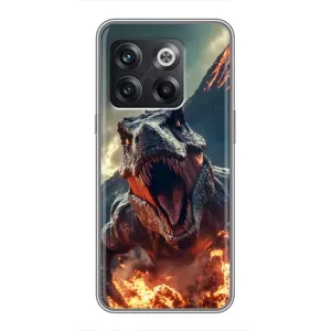Чехол с принтом «Огненный динозавр» для OnePlus 10T