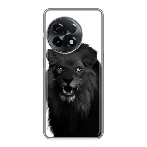 Чохли з картинкою животних OnePlus 11 Pro (Чорний ЛЕВ)