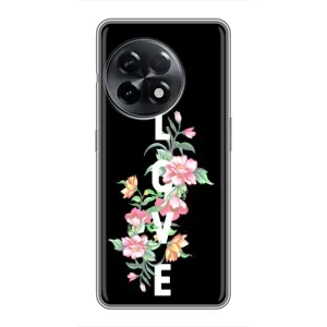 Чехлы для любимой на ВанПлас 11 Про (VPrint) (Квіти LOVE)