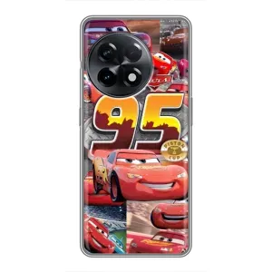 Силіконовий чохол Маквін для OnePlus 11 Pro (Колаж Блискавка Маквін)