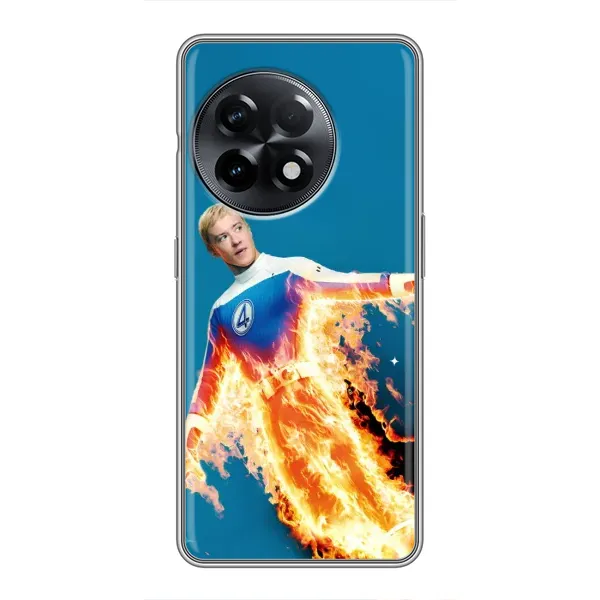 Чохол з принтом «Людина-факел у вогні» для OnePlus 11 Pro