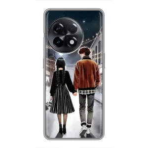Чохол з дизайном Венздей 2 на OnePlus 11 Pro (Венздей та Тайлер)