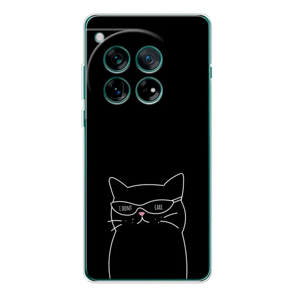 Чехол с принтом «Равнодушный кот» для OnePlus 11R
