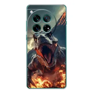 Чохол з картинкою 'Хижаки' для OnePlus 11R (Вогняний динозавр)
