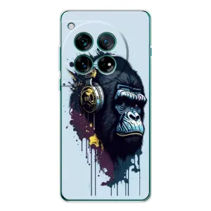 Чехол с Обезьянами OnePlus 11R - (AlphaPrint) (Горилла в наушниках)