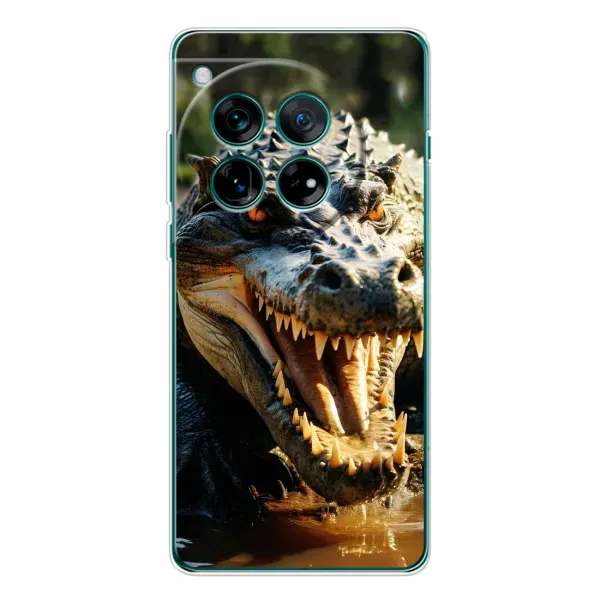 Чохол з принтом «Небезпечний крокодил» для OnePlus 11R