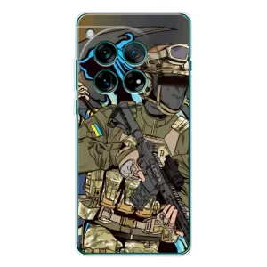 Чехлы с картинкой ЗСУ для OnePlus 11R (AlphaPrint) (Воїн ЗСУ)