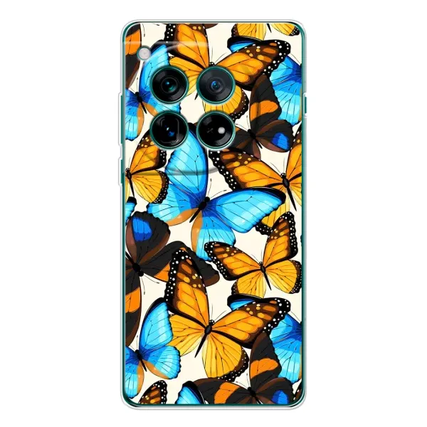 Чохол з принтом «Яскраві метелики» для OnePlus 11R
