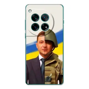 Чехол для OnePlus 11R (AlphaPrint - с принтом Зеленского) (Зеленский солдат)