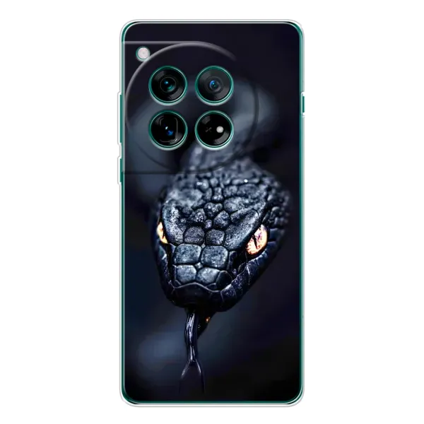 Чохол з принтом «Чорна змія» для OnePlus 11R