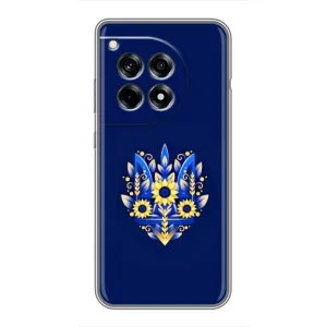 Чохли для OnePlus 12 Pro Укр. Символіка (AlphaPrint) (Квітковий Герб)