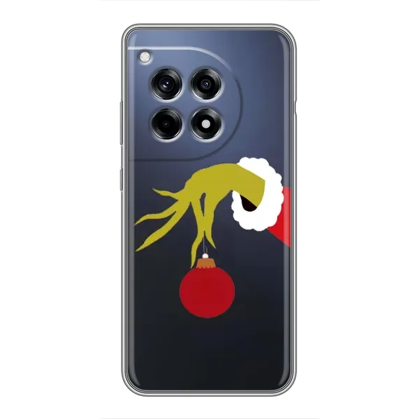 Чохол з принтом «Грінч з іграшкою» для OnePlus 12 Pro