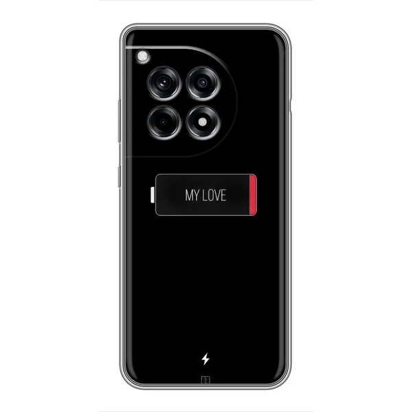 Чохол з принтом «Love battery» для OnePlus 12 Pro