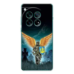 Чехлы с картинкой ЗСУ для OnePlus 12 (AlphaPrint) (Солдат ЗСУ)