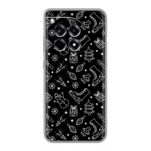 Новорічні, Святкові Чохли для OnePlus 12R - 2024 год (Новорічний фон)
