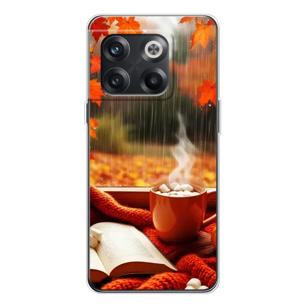 Чохол з принтом «Кава і дощ» для OnePlus 13s